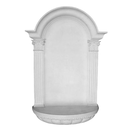 Ekena Millwork 27 1/2"W x 45"H x 7 1/4"D Waltz Wall Niche, Surface Mount NCH27X45WA
